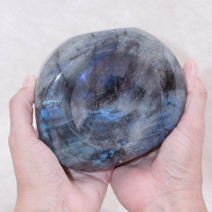Genuine Labradorite Blue Flame Bowl - 1 of a Kind