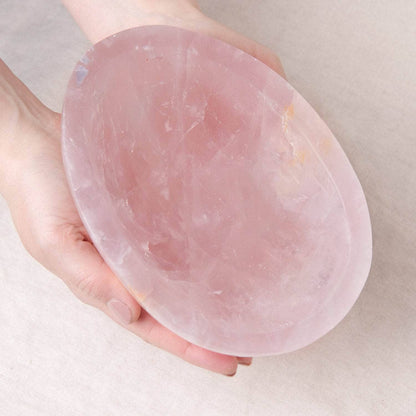 Rose Quartz Crystal Bowls- 1 of a Kind