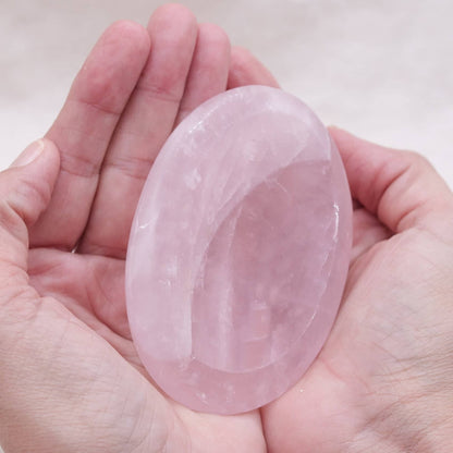 Rose Quartz Crystal Bowls- 1 of a Kind