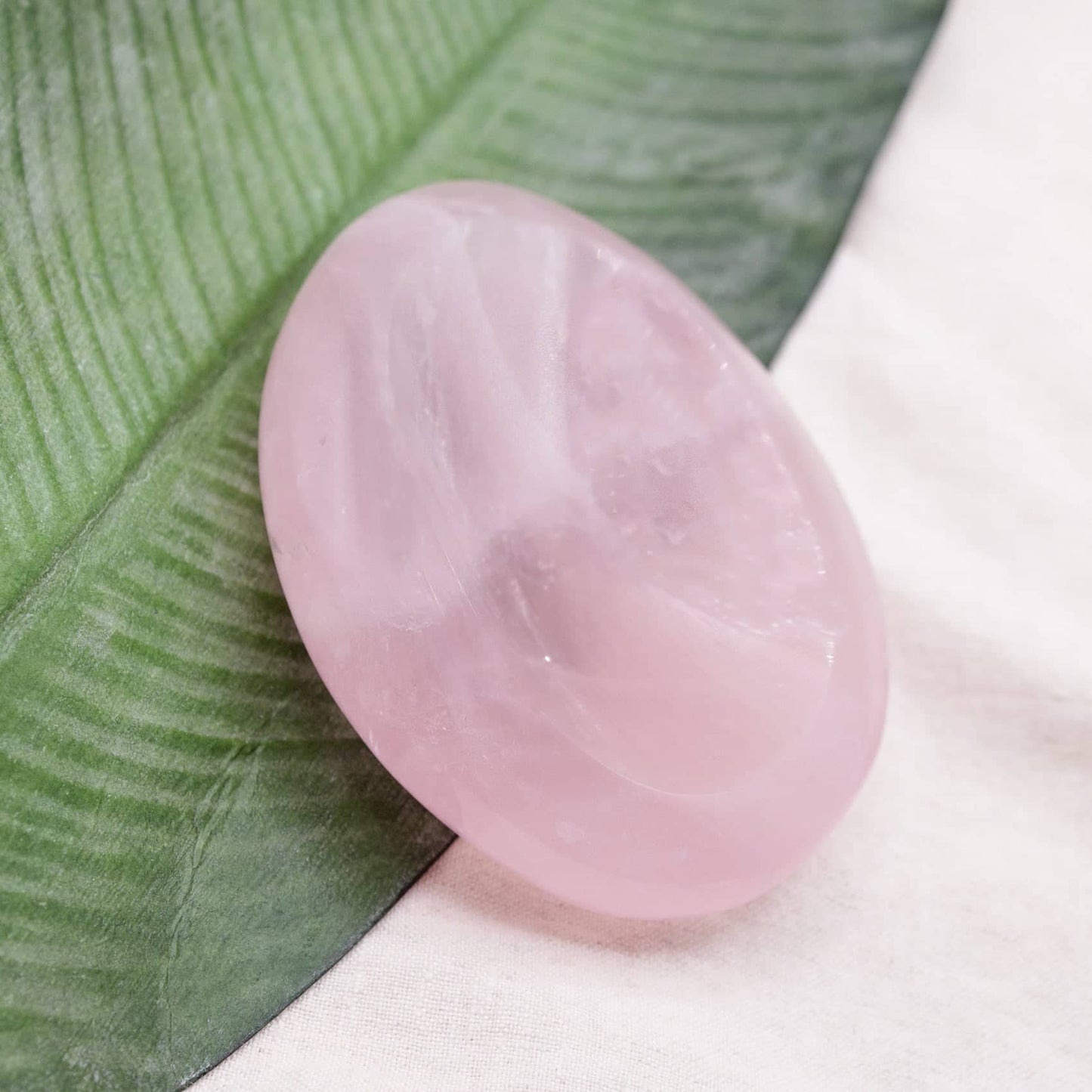 Rose Quartz Crystal Bowls- 1 of a Kind