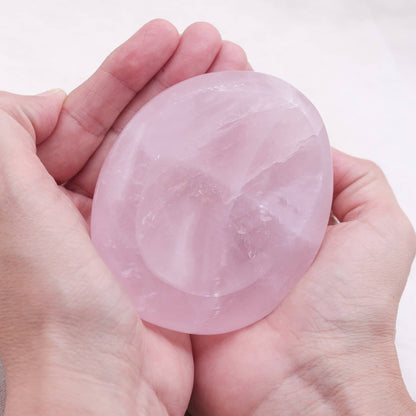 Rose Quartz Crystal Bowls- 1 of a Kind