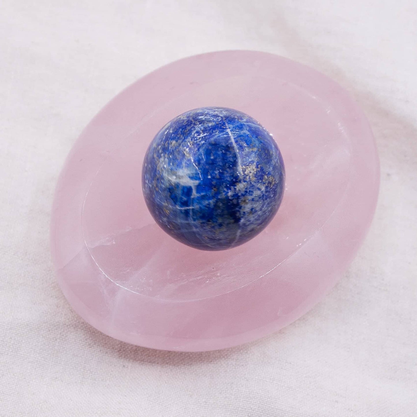 Rose Quartz Crystal Bowls- 1 of a Kind