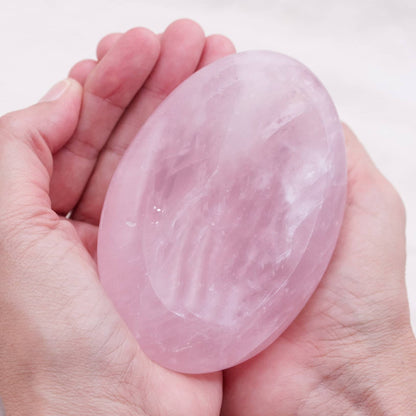 Rose Quartz Crystal Bowls- 1 of a Kind