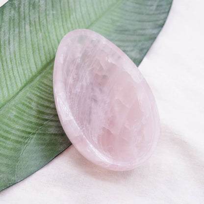 Rose Quartz Crystal Bowls- 1 of a Kind