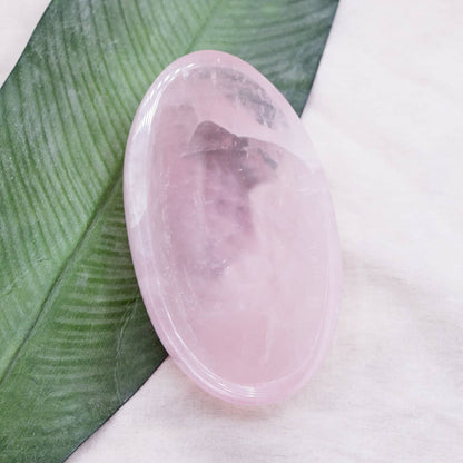 Rose Quartz Crystal Bowls- 1 of a Kind
