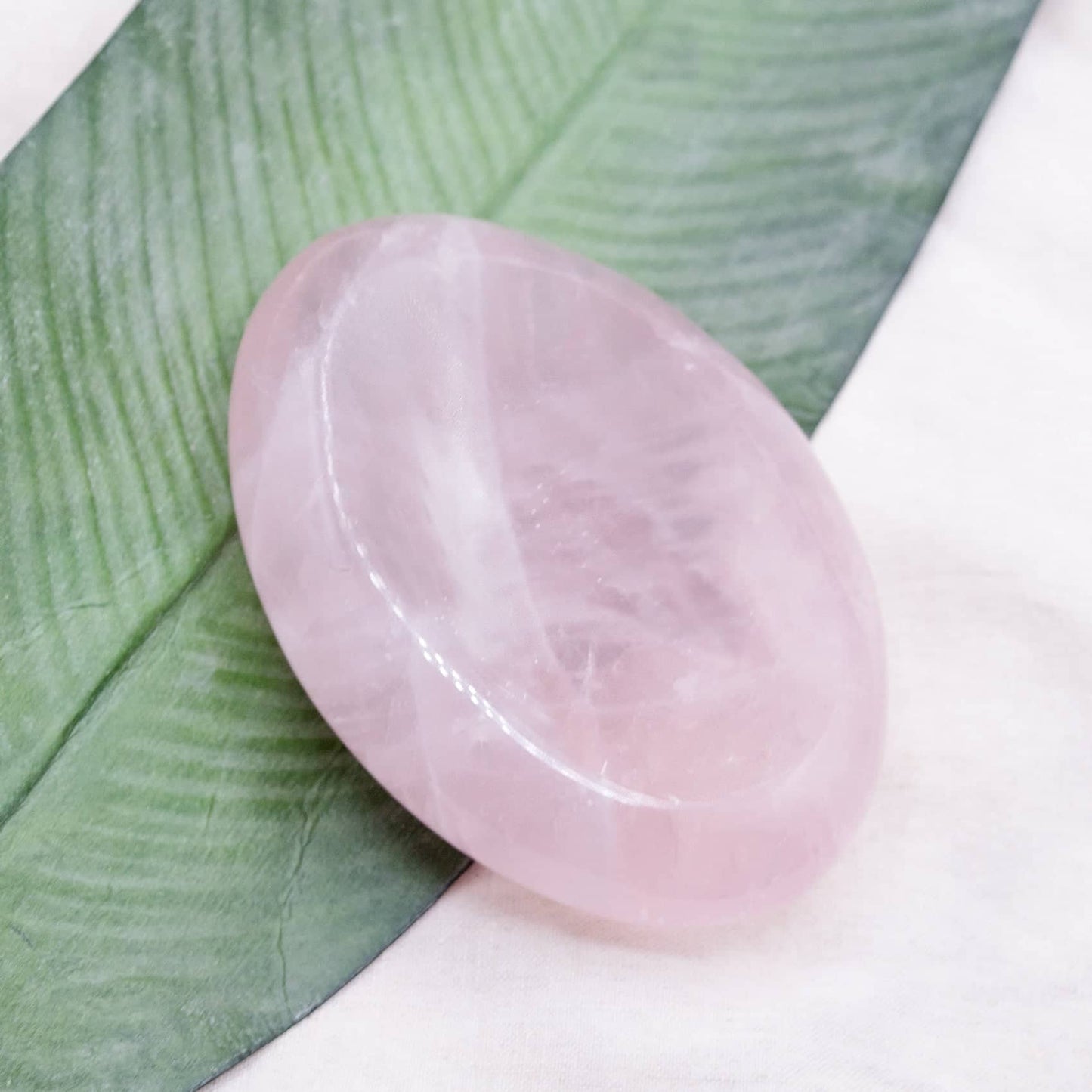 Rose Quartz Crystal Bowls- 1 of a Kind