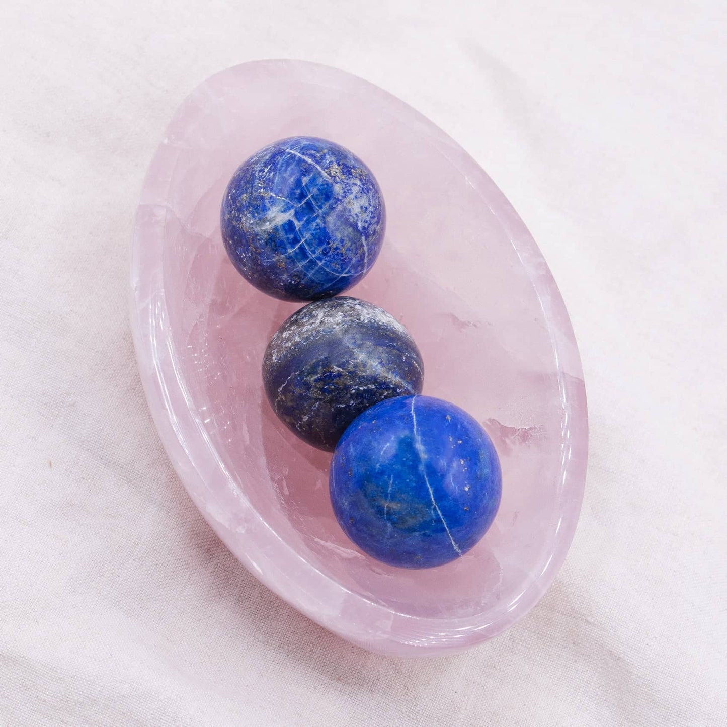 Rose Quartz Crystal Bowls- 1 of a Kind