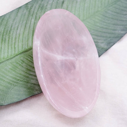 Rose Quartz Crystal Bowls- 1 of a Kind