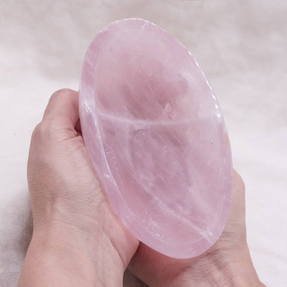 Rose Quartz Crystal Bowls- 1 of a Kind