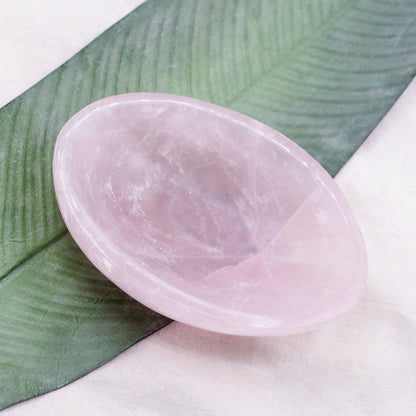 Rose Quartz Crystal Bowls- 1 of a Kind