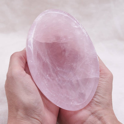 Rose Quartz Crystal Bowls- 1 of a Kind