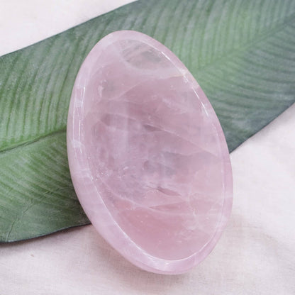 Rose Quartz Crystal Bowls- 1 of a Kind