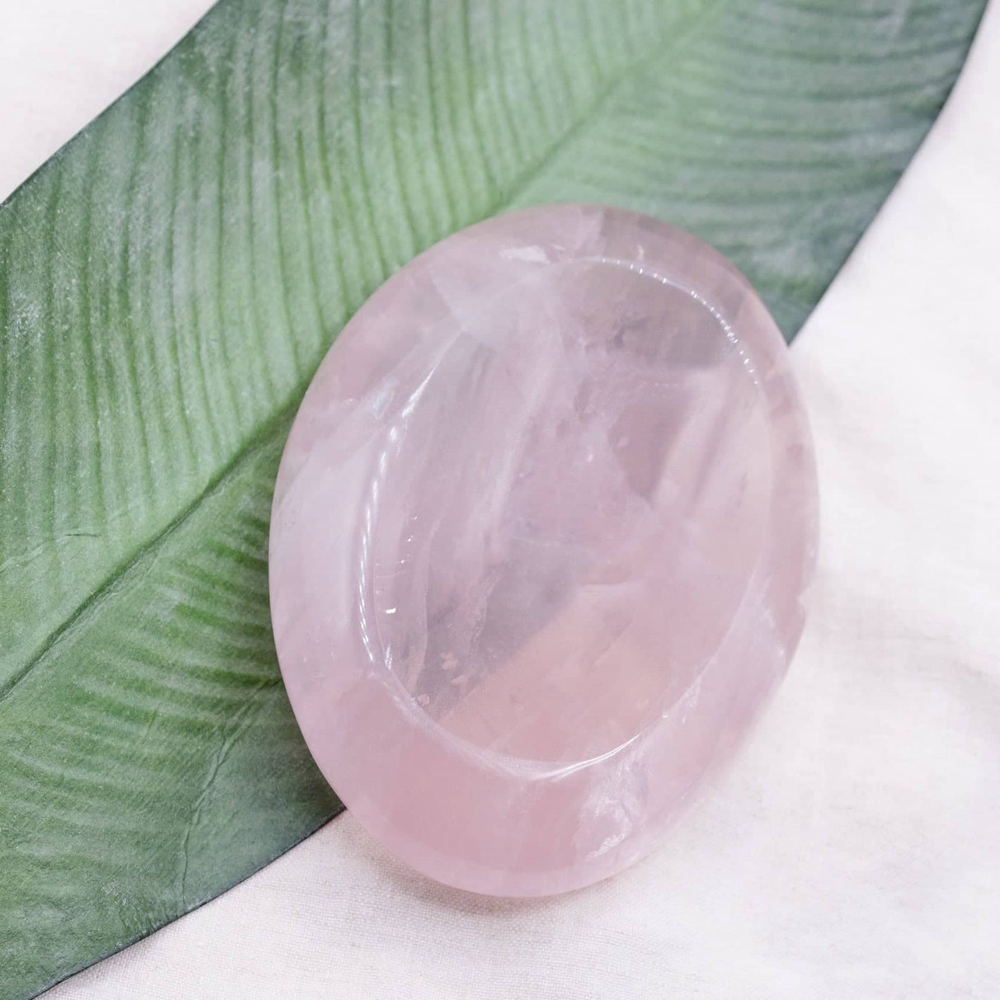 Rose Quartz Crystal Bowls- 1 of a Kind