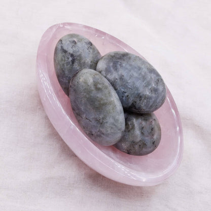 Rose Quartz Crystal Bowls- 1 of a Kind