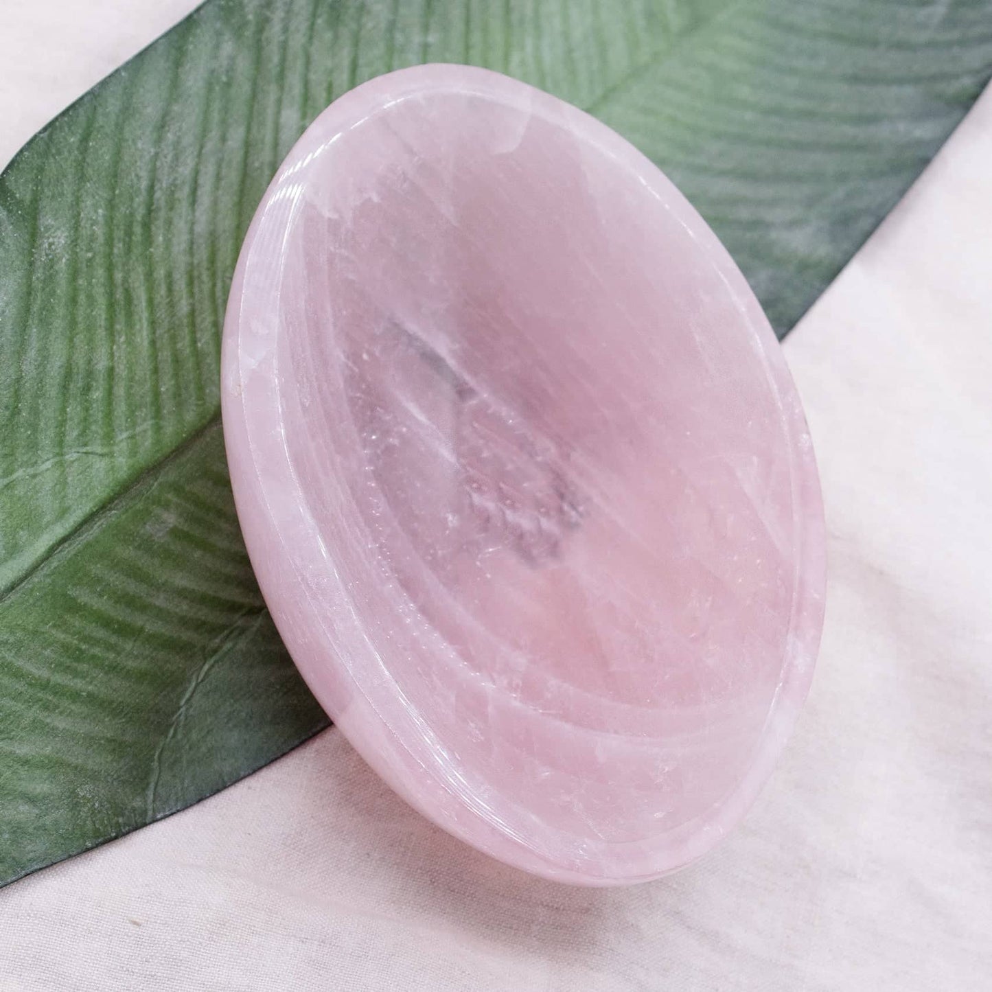 Rose Quartz Crystal Bowls- 1 of a Kind