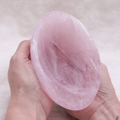 Rose Quartz Crystal Bowls- 1 of a Kind