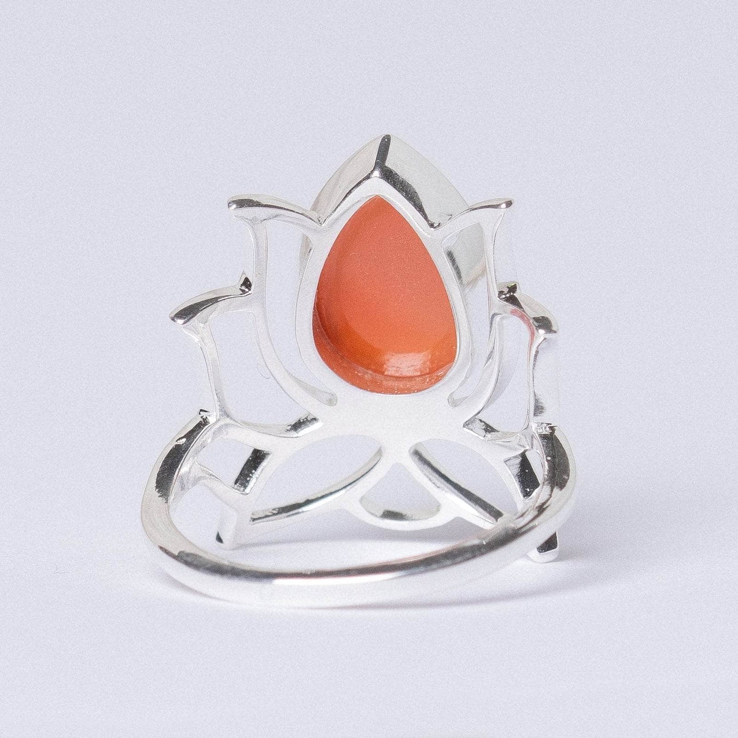 Lotus Gemstone Ring