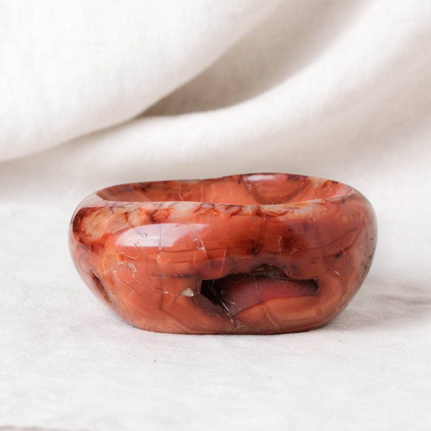 Carnelian Crystal Bowls - Large - 1 of a Kind