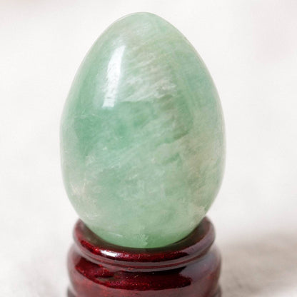 Green Rainbow Fluorite Eggs - AAA Premium Quality