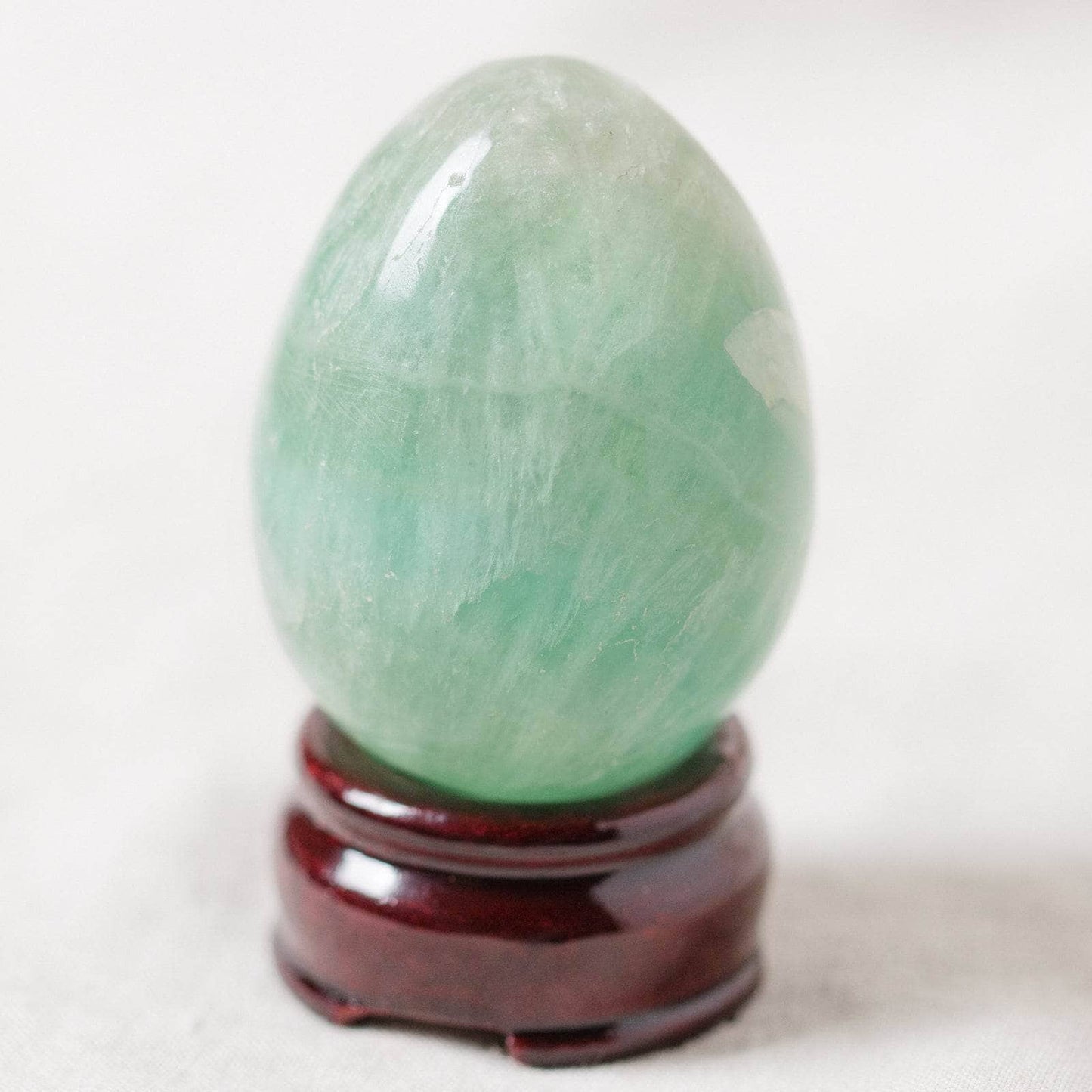 Green Rainbow Fluorite Eggs - AAA Premium Quality