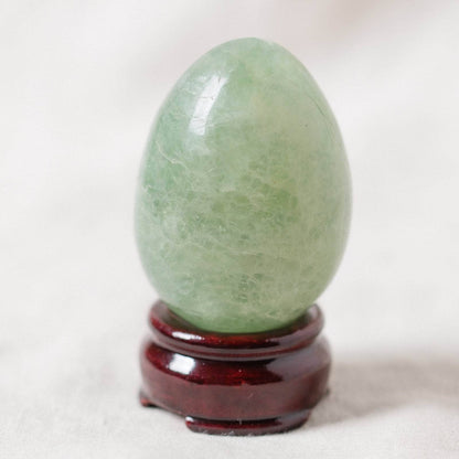 Green Rainbow Fluorite Eggs - AAA Premium Quality