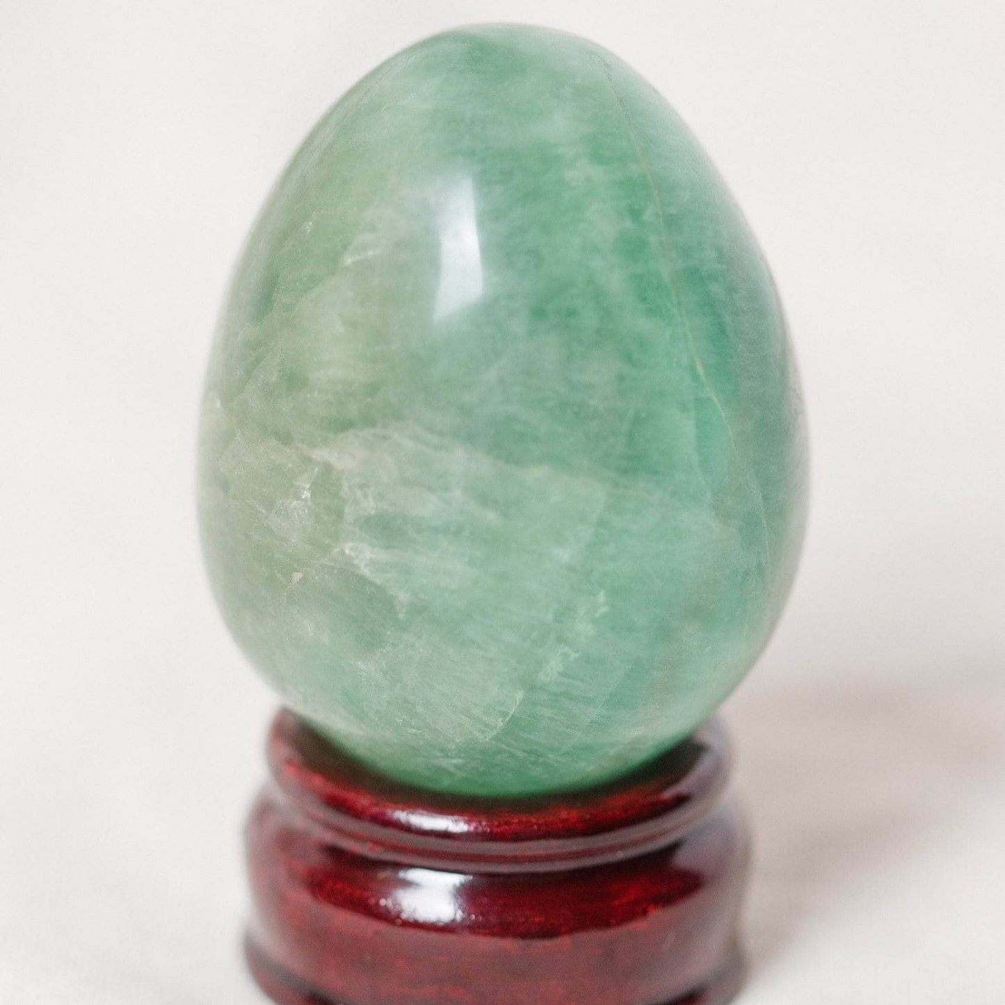 Green Rainbow Fluorite Eggs - AAA Premium Quality