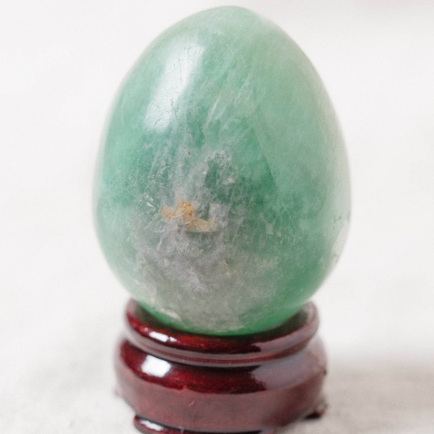 Green Rainbow Fluorite Eggs - AAA Premium Quality