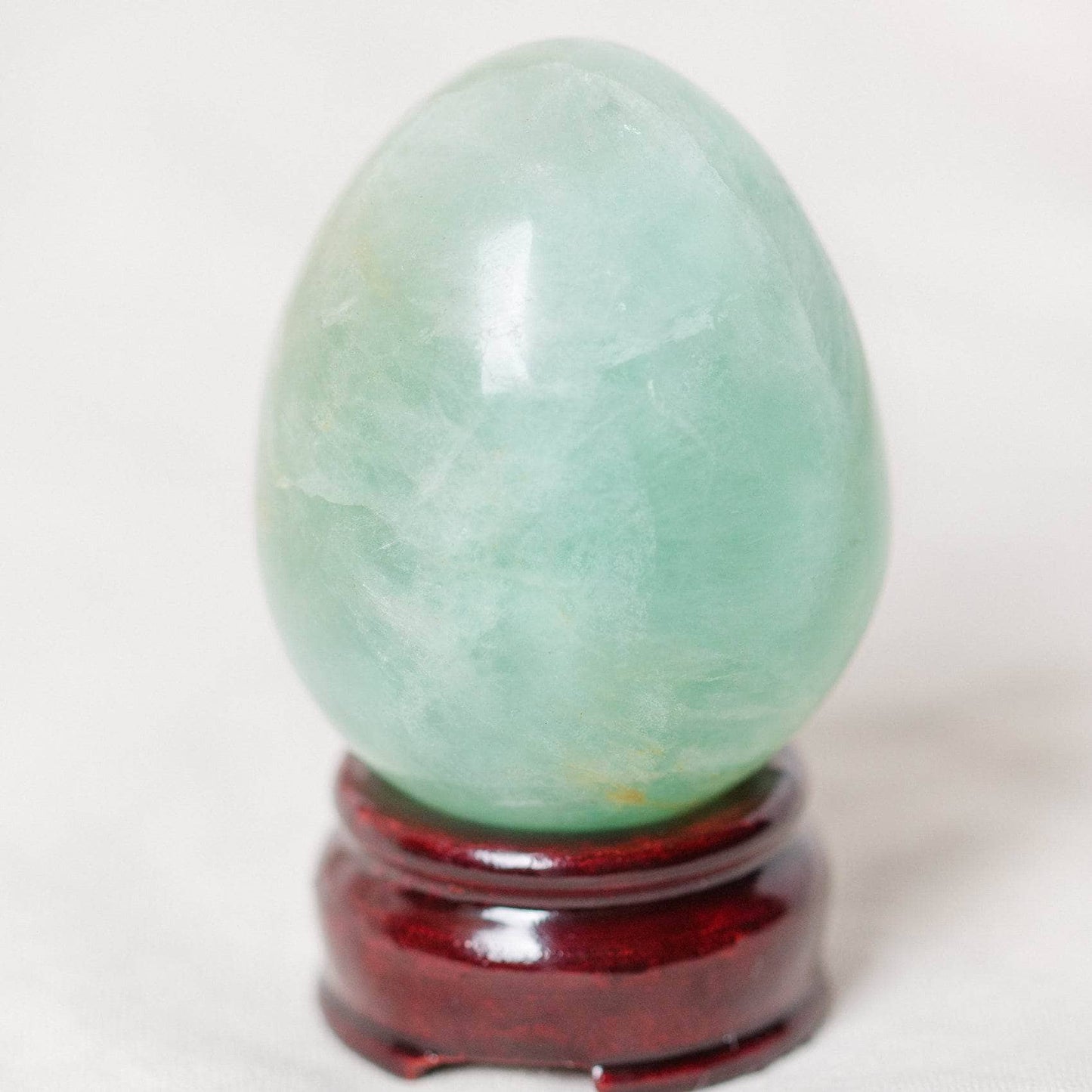Green Rainbow Fluorite Eggs - AAA Premium Quality