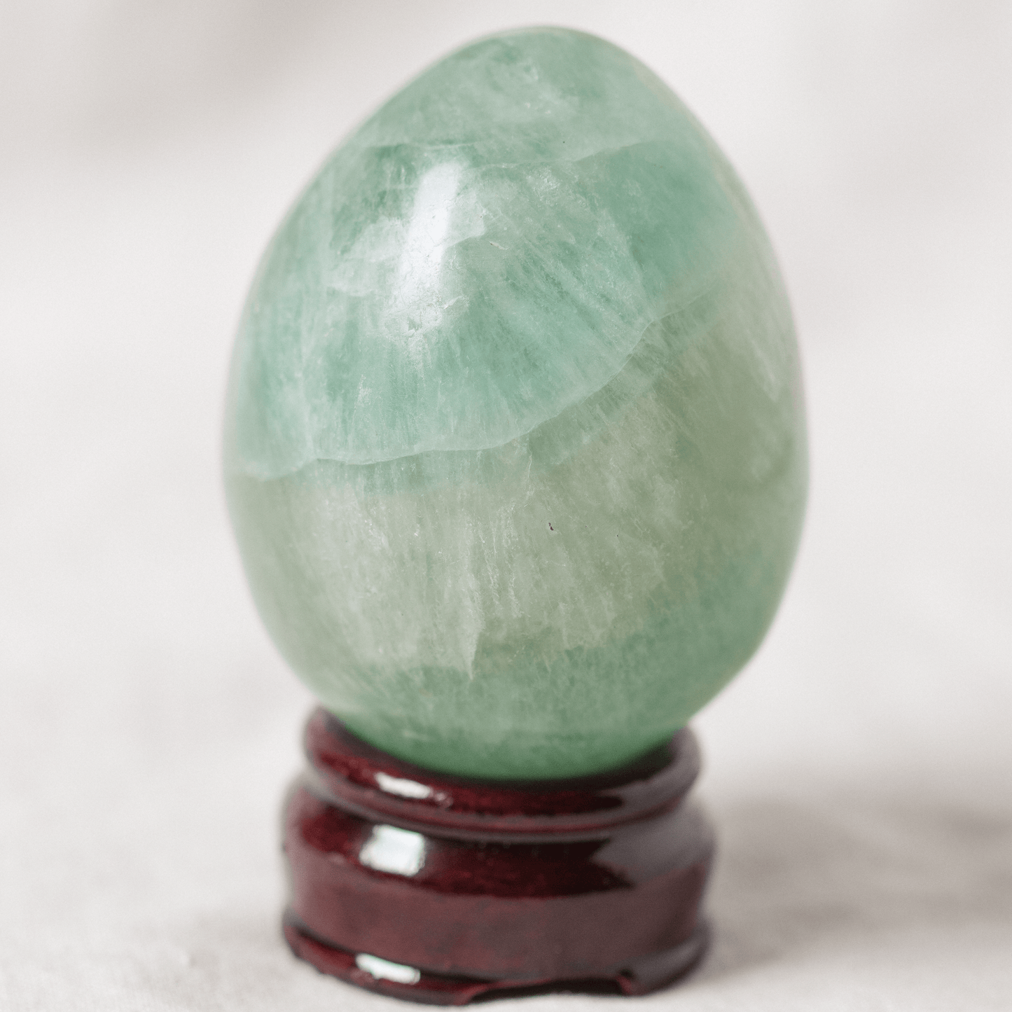 Green Rainbow Fluorite Eggs - AAA Premium Quality