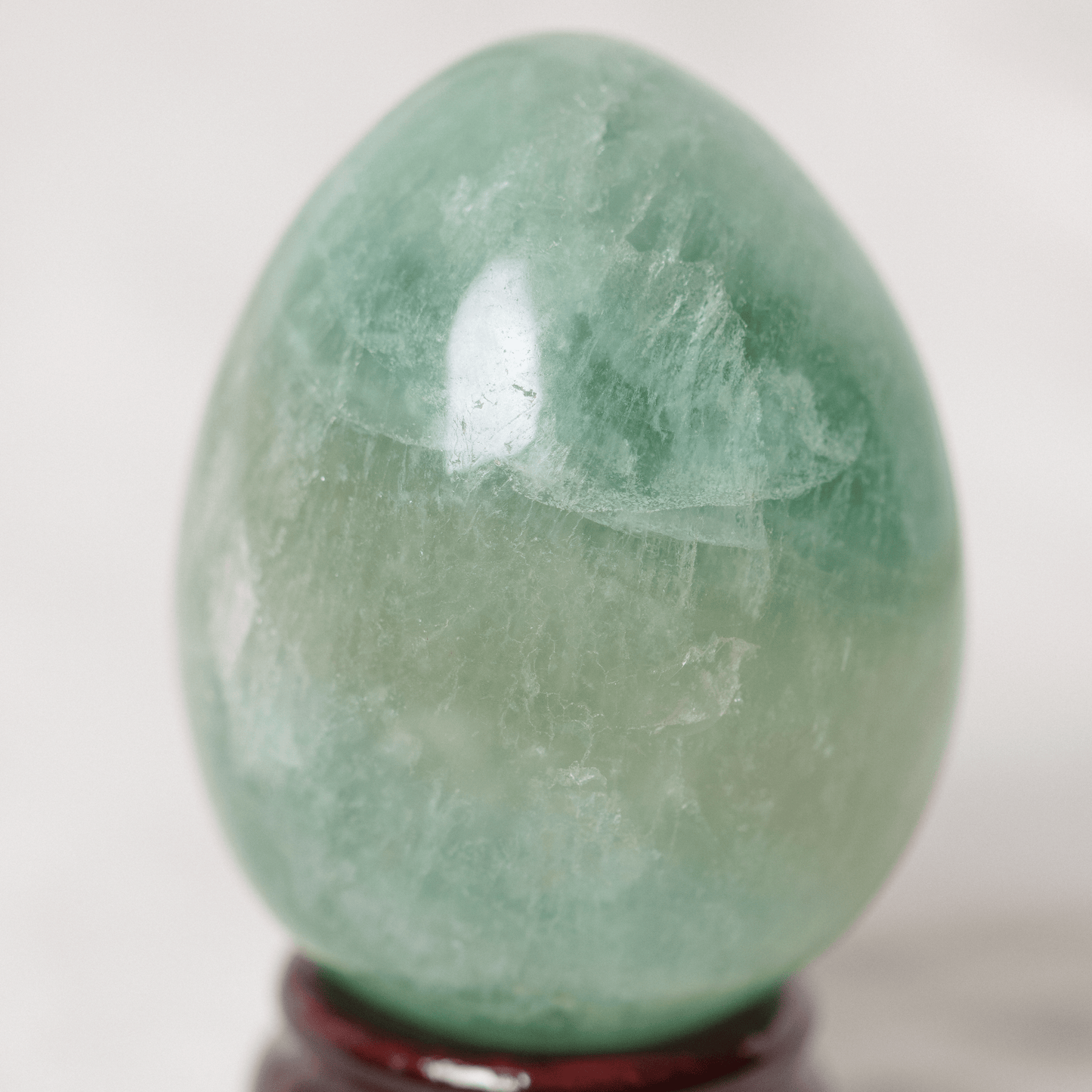 Green Rainbow Fluorite Eggs - AAA Premium Quality