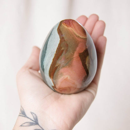 Polychrome Jasper Eggs - AAA Premium Quality