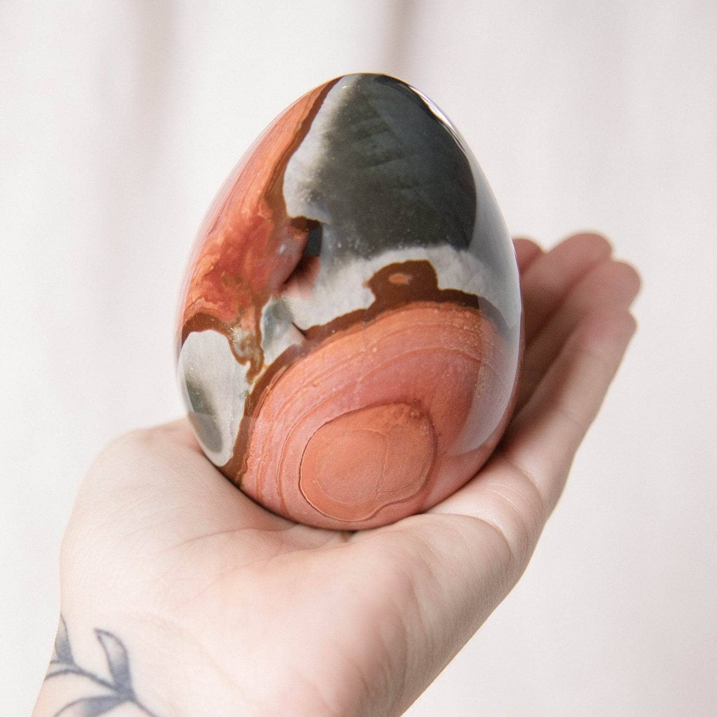Polychrome Jasper Eggs - AAA Premium Quality