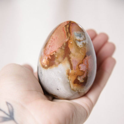 Polychrome Jasper Eggs - AAA Premium Quality