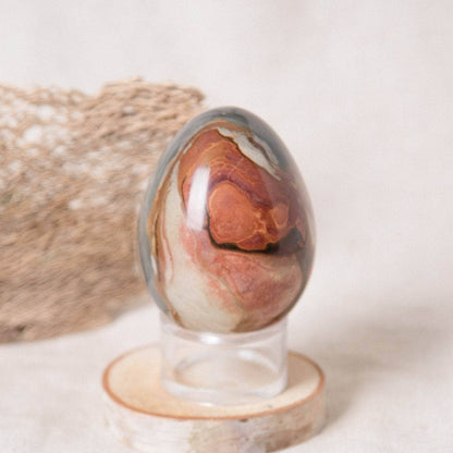 Polychrome Jasper Eggs - AAA Premium Quality