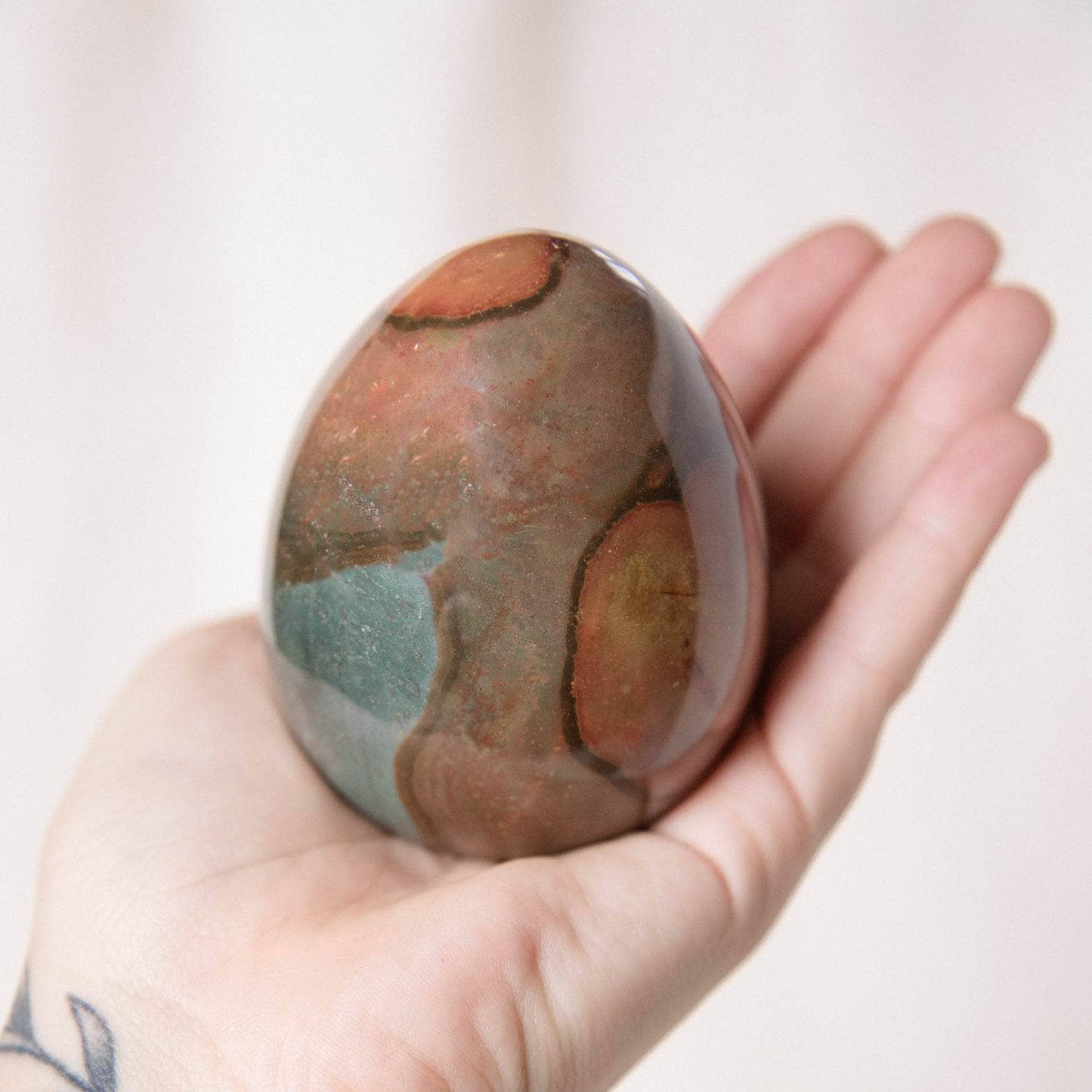 Polychrome Jasper Eggs - AAA Premium Quality