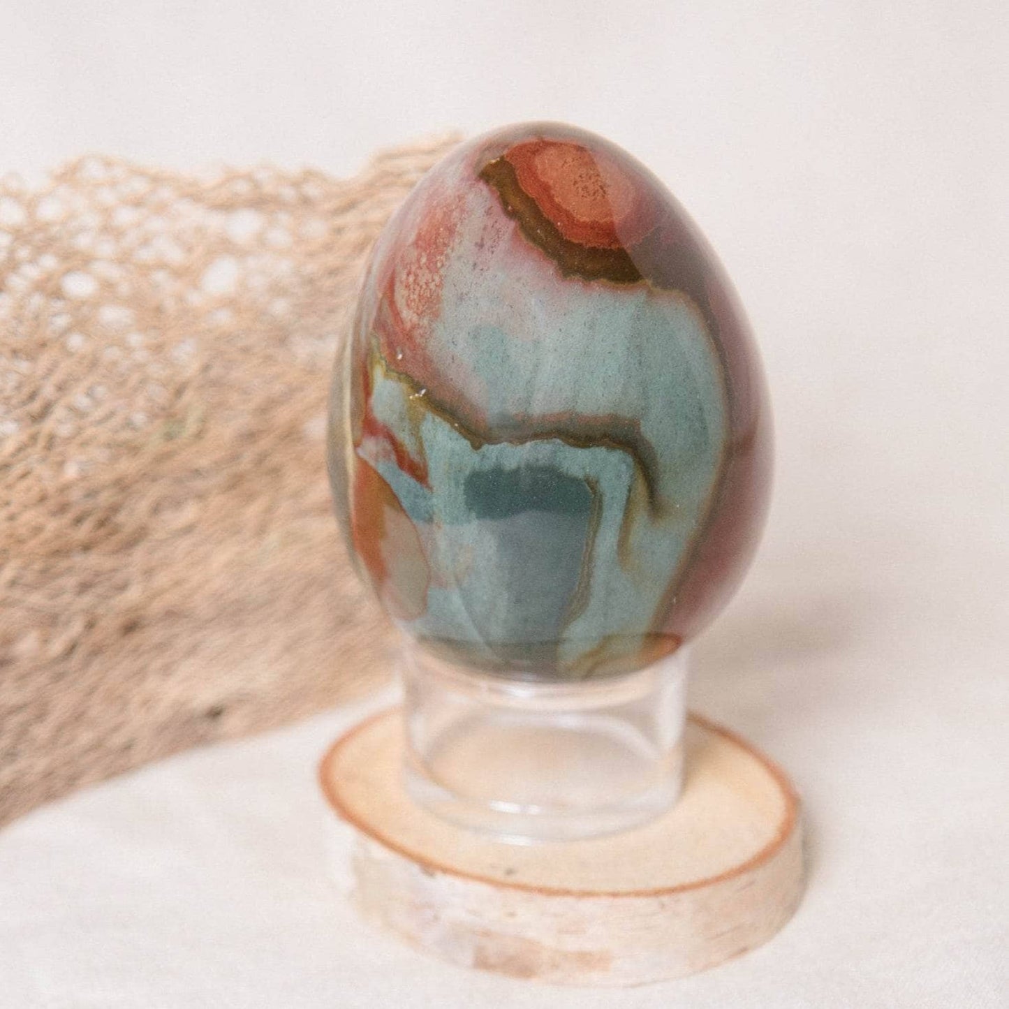 Polychrome Jasper Eggs - AAA Premium Quality