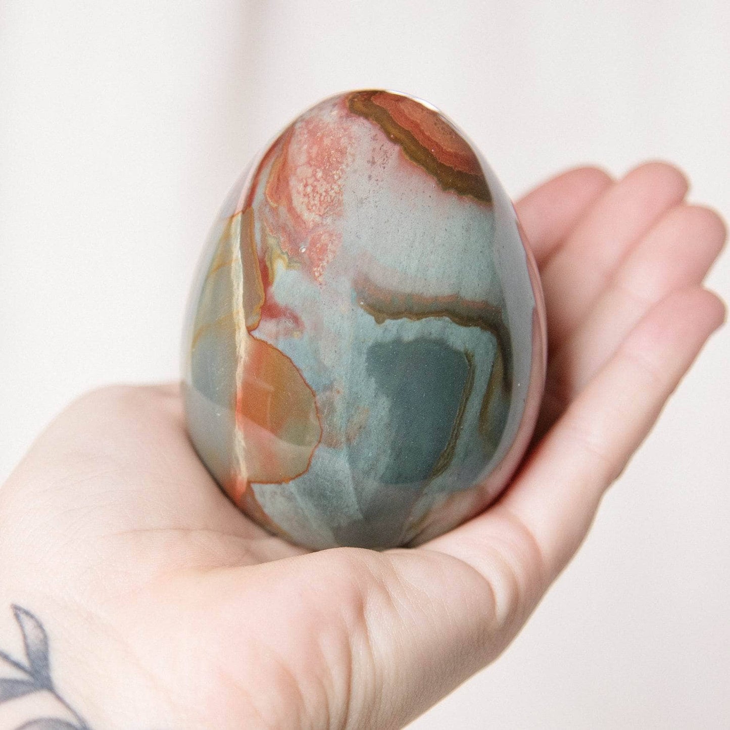Polychrome Jasper Eggs - AAA Premium Quality