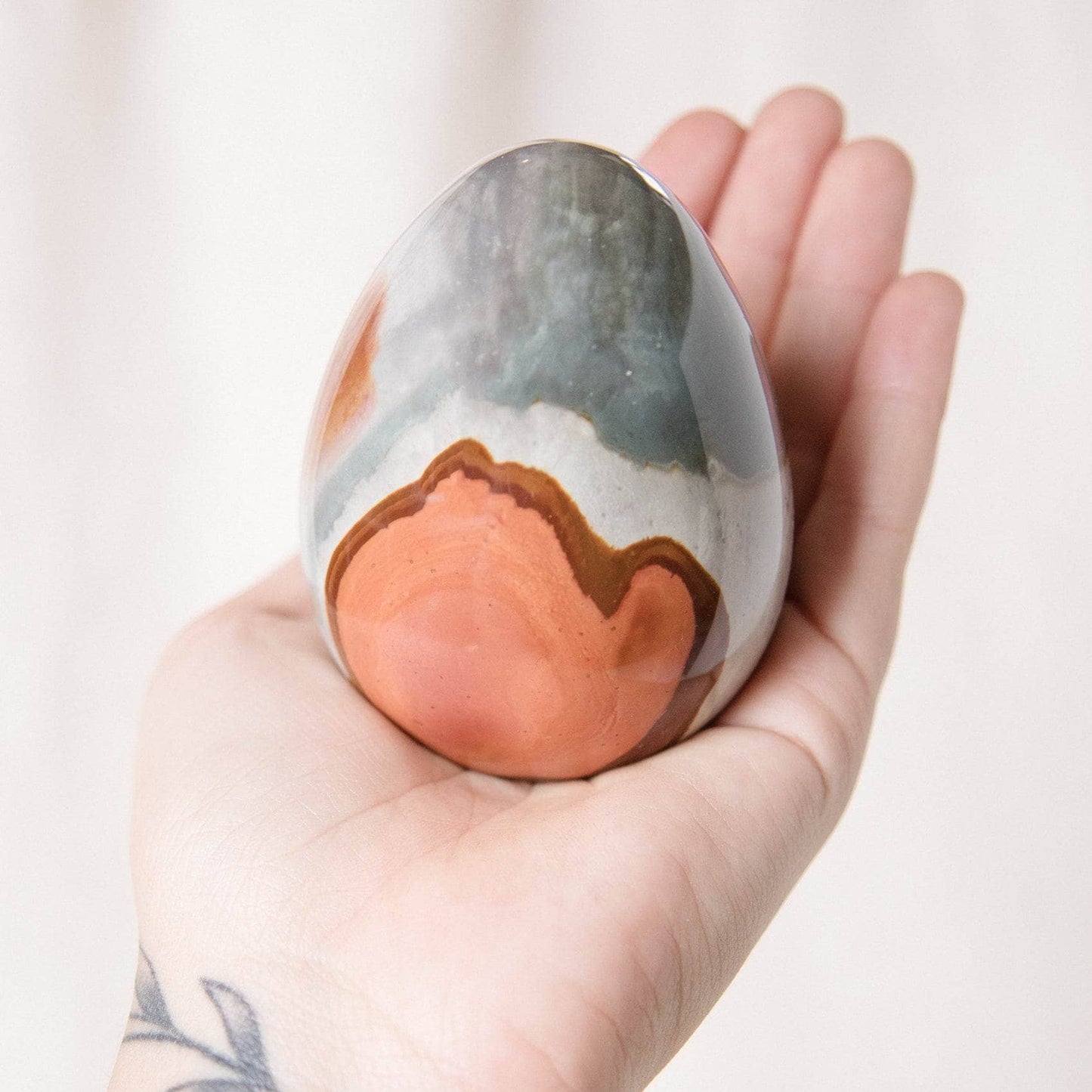 Polychrome Jasper Eggs - AAA Premium Quality