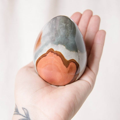 Polychrome Jasper Eggs - AAA Premium Quality
