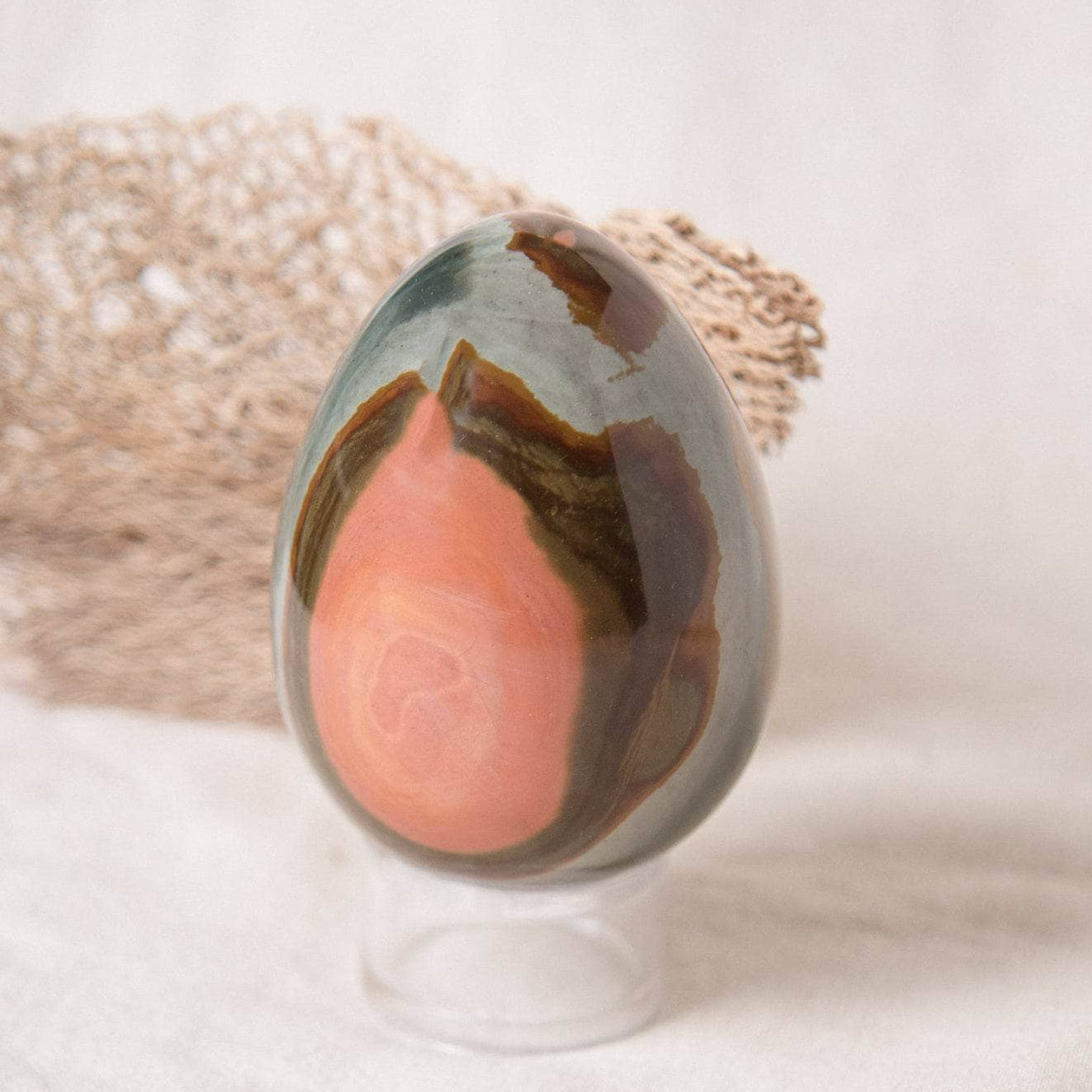 Polychrome Jasper Eggs - AAA Premium Quality