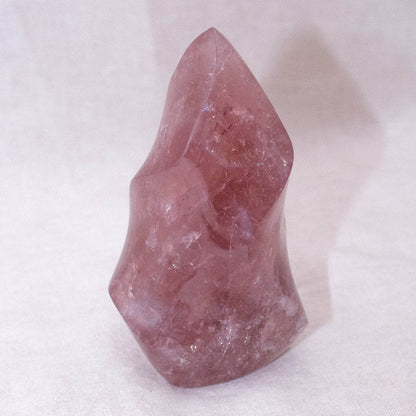 Rose Quartz Flame Crystals - 1 of a Kind
