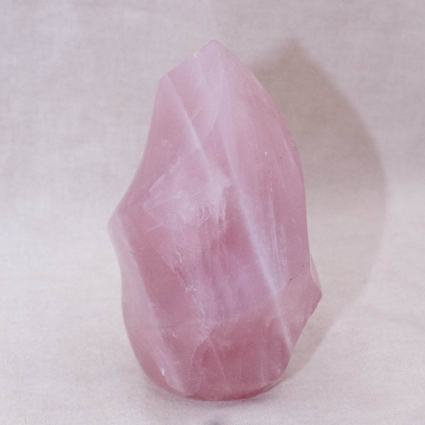 Rose Quartz Flame Crystals - 1 of a Kind