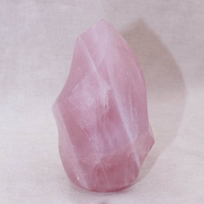 Rose Quartz Flame Crystals - 1 of a Kind