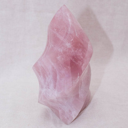 Rose Quartz Flame Crystals - 1 of a Kind