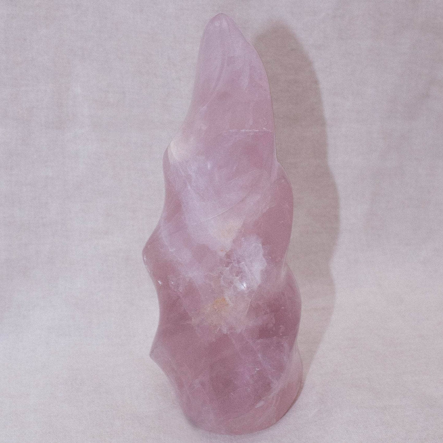 Rose Quartz Flame Crystals - 1 of a Kind
