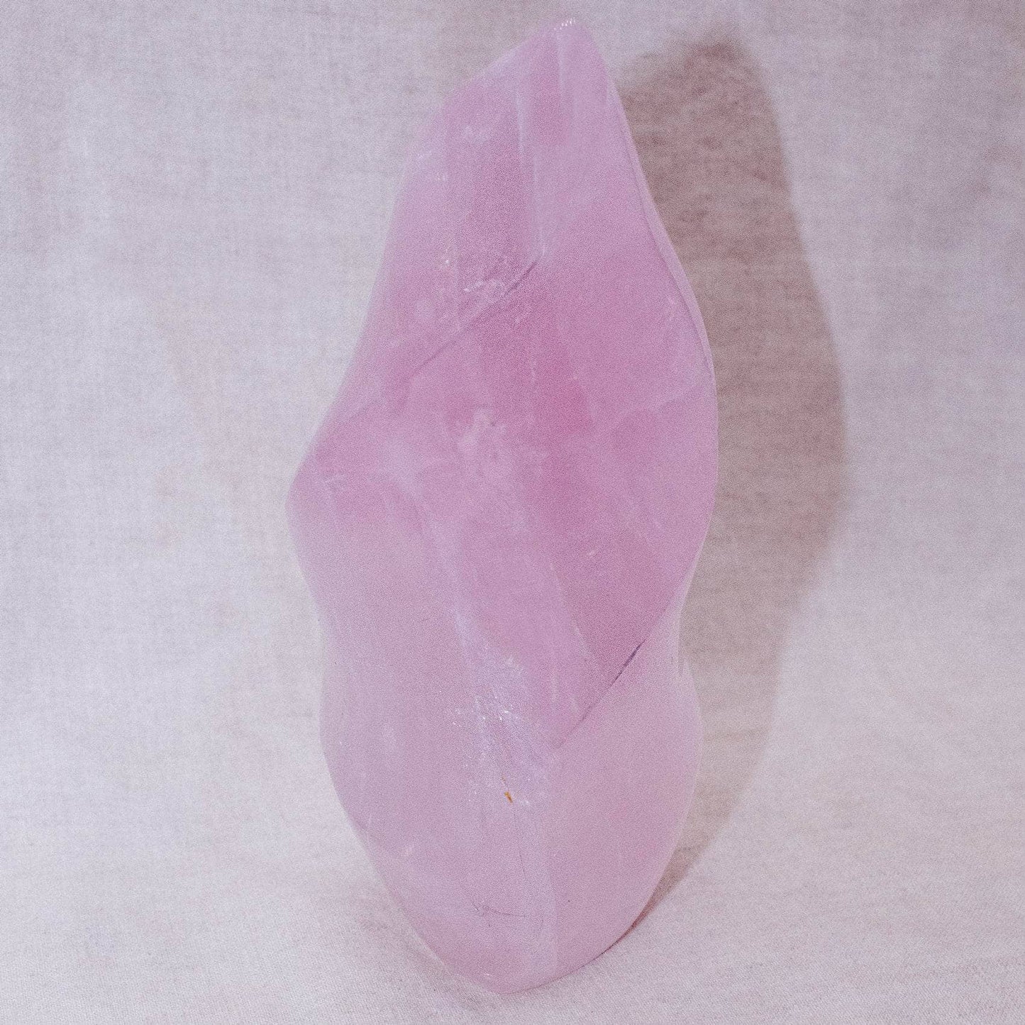 Rose Quartz Flame Crystals - 1 of a Kind