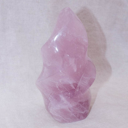 Rose Quartz Flame Crystals - 1 of a Kind