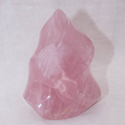 Rose Quartz Flame Crystals - 1 of a Kind