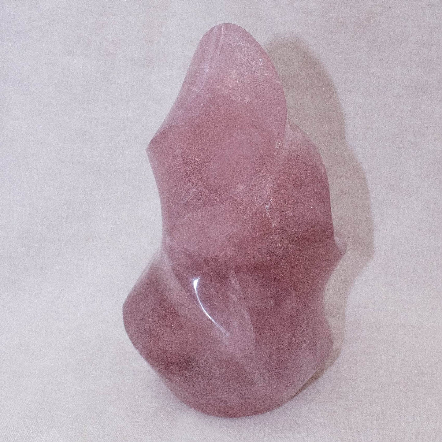 Rose Quartz Flame Crystals - 1 of a Kind
