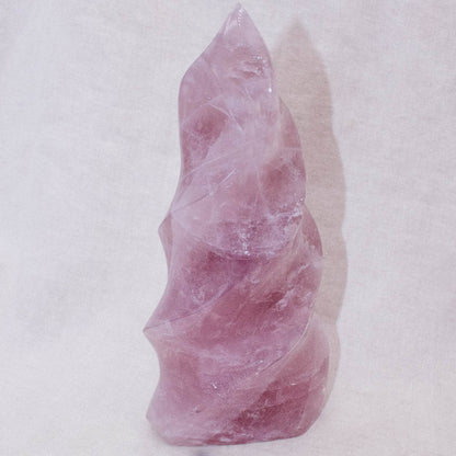 Rose Quartz Flame Crystals - 1 of a Kind